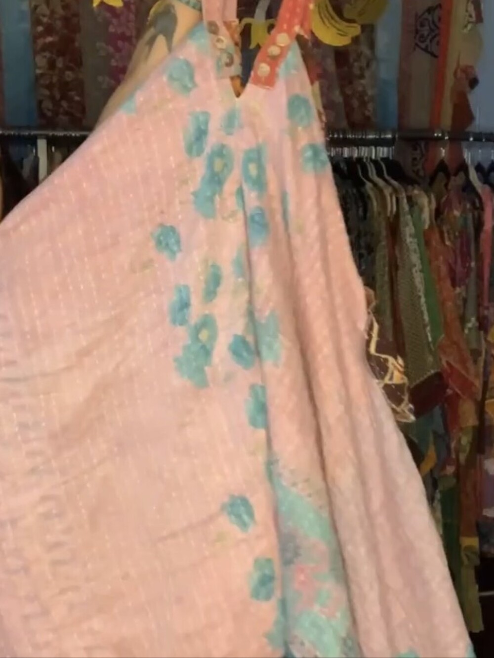 Custom High Quality Kantha Jumpsuit Reversible Harem Bohemian Patchwork L-XXL - Picture 13 of 14